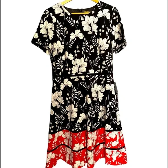 Taylor | Dresses | Nwt Taylor Printed Fit And Flare Dress | Poshmark
